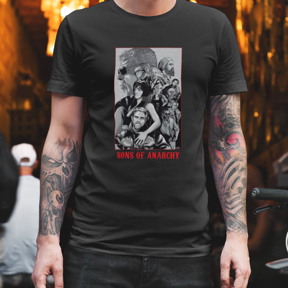 Cartoon Style Sons Of Anarchy shirt