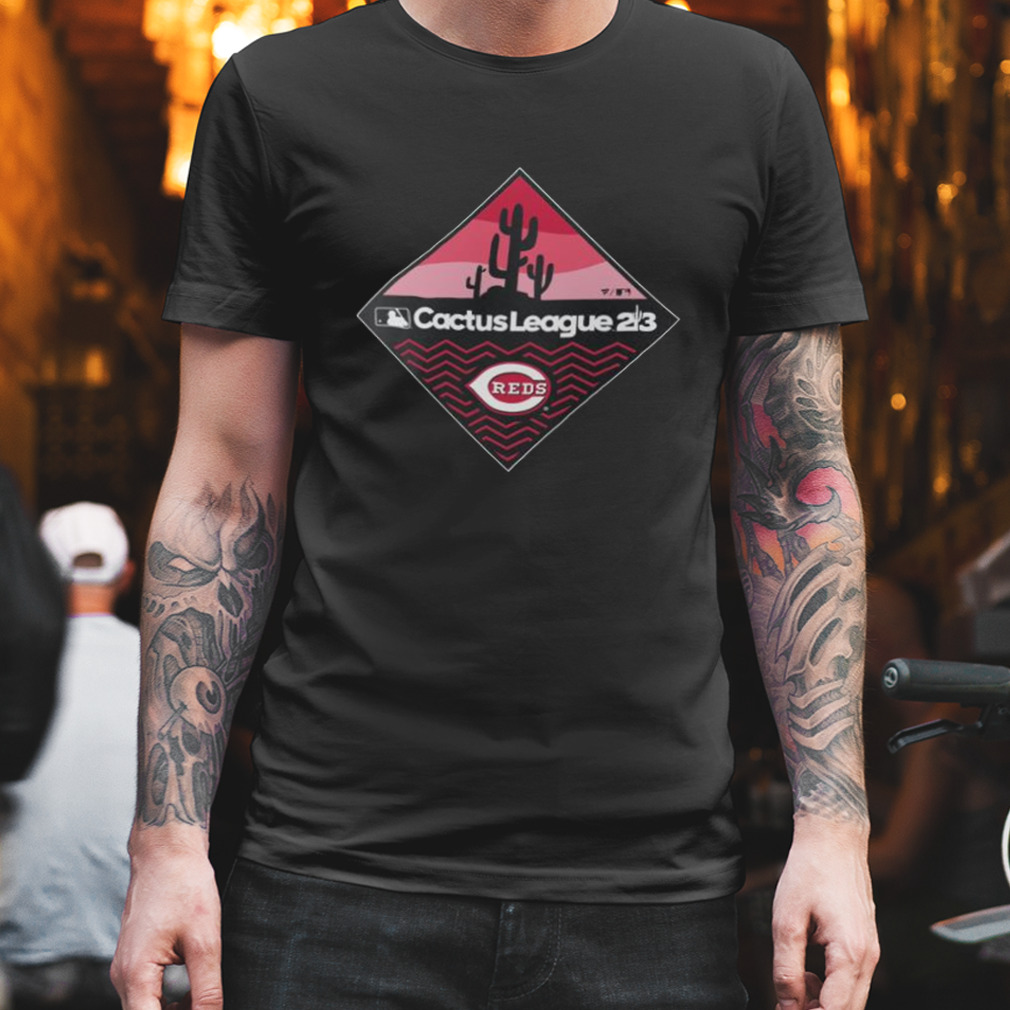 Cincinnati Reds Black 2023 MLB Spring Training Diamond T-Shirt