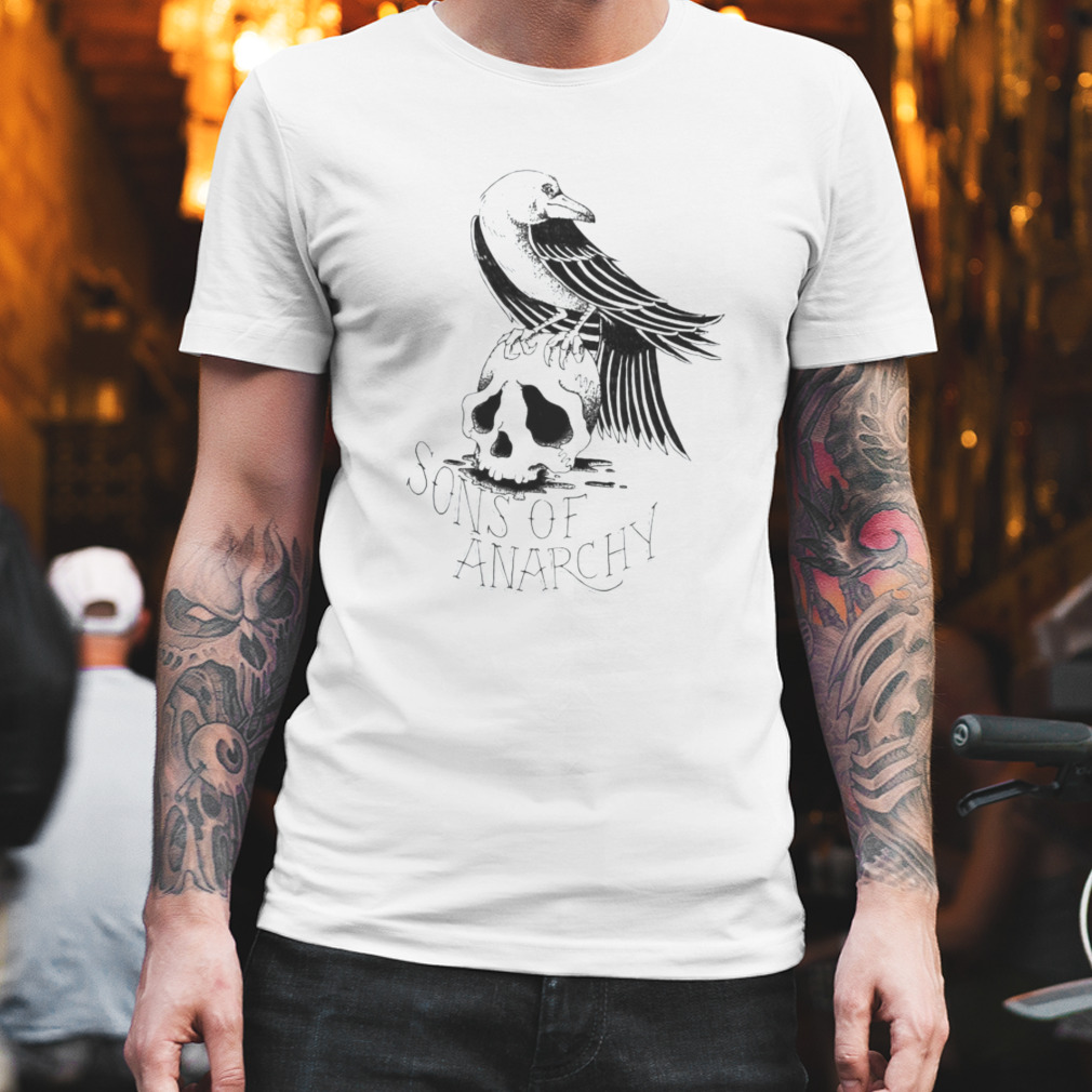 Crow On A Skull Sons Of Anarchy shirt