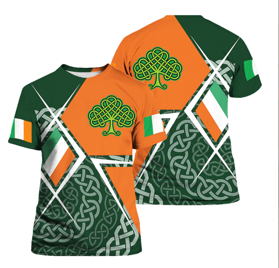 Ireland Patrick's Day Green T shirts