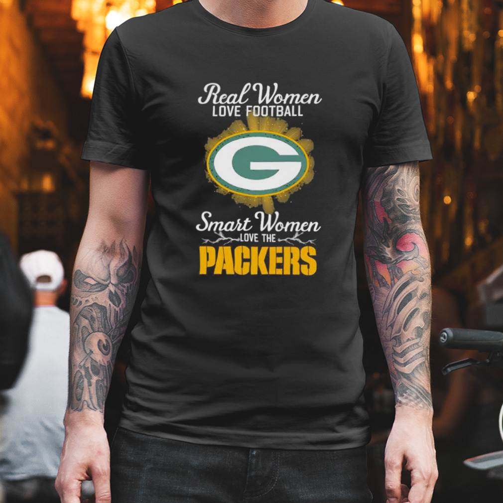 Real women love football smart women love the Green Bay Packers 2023 logo shirt