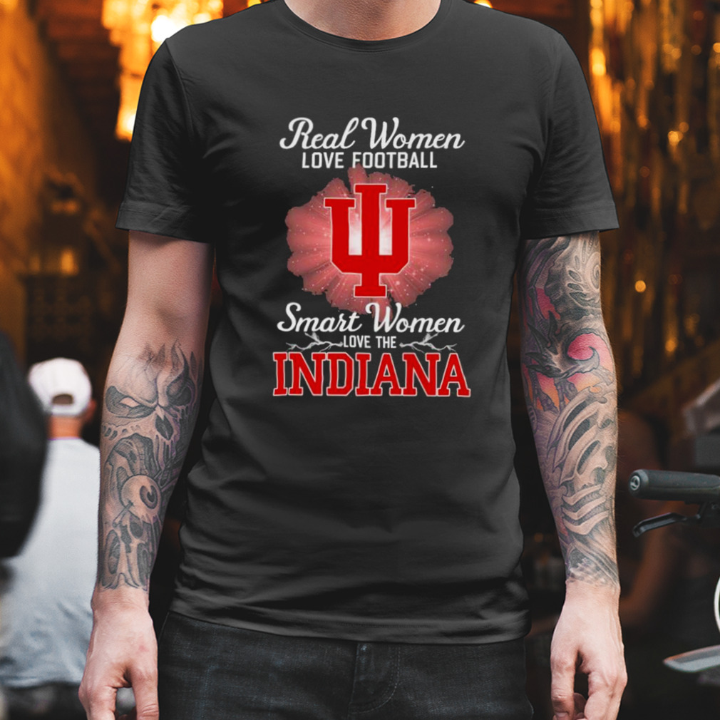 Real women love football smart women love the Indiana Hoosiers 2023 logo shirt