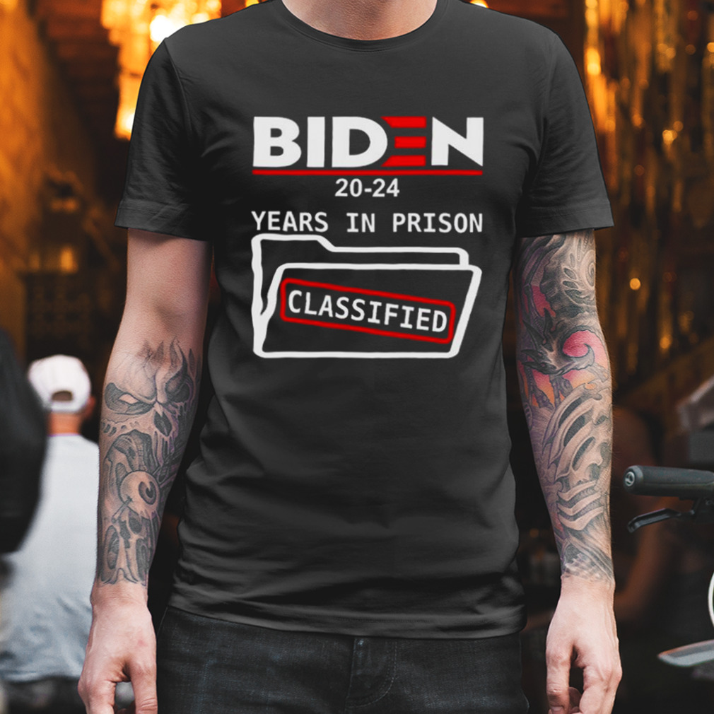 Team Improvise 82 Biden 2024 Years In Prison Classified Shirt