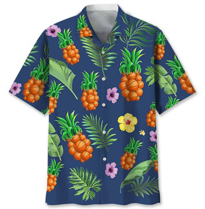 AIO Pride Basketball Pineapple Hawaiian Shirt