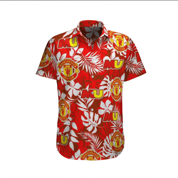 Manchester United Fc Hawaiian Shirt