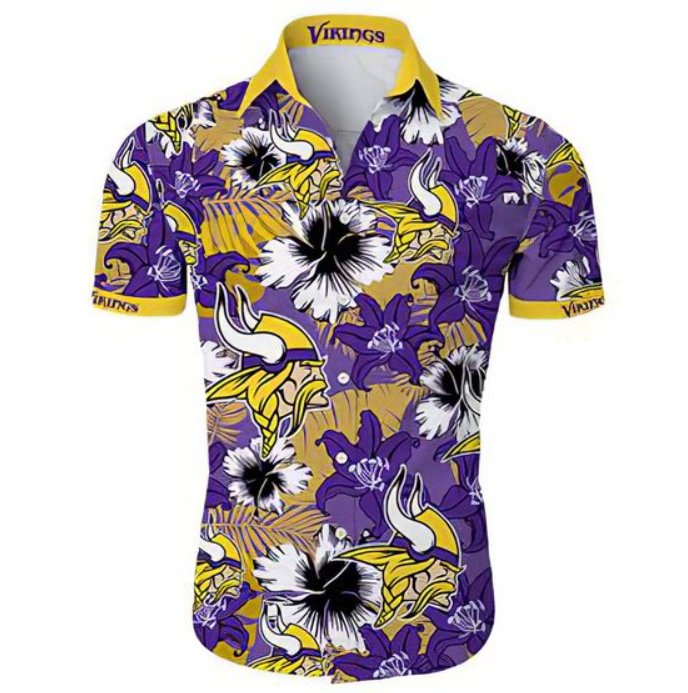 Minnesota Vikings Nfl Hawaiian Shirt