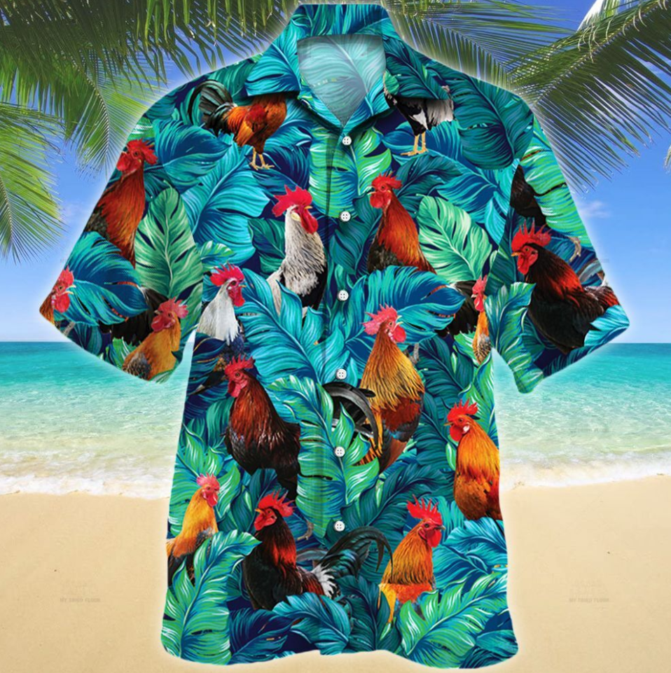 Rooster Lovers Gift Hawaiian Shirt
