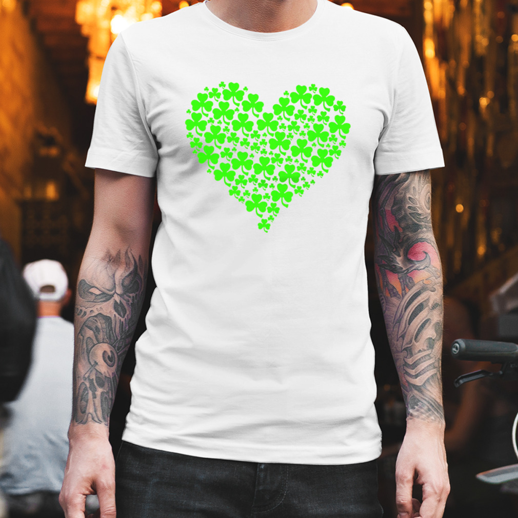 St Patrick’s Day Shamrock Heart Cute Irish Sweatshirt