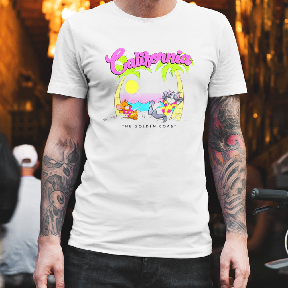 Tom And Jerry California The Golden Coast Vacation Shirt