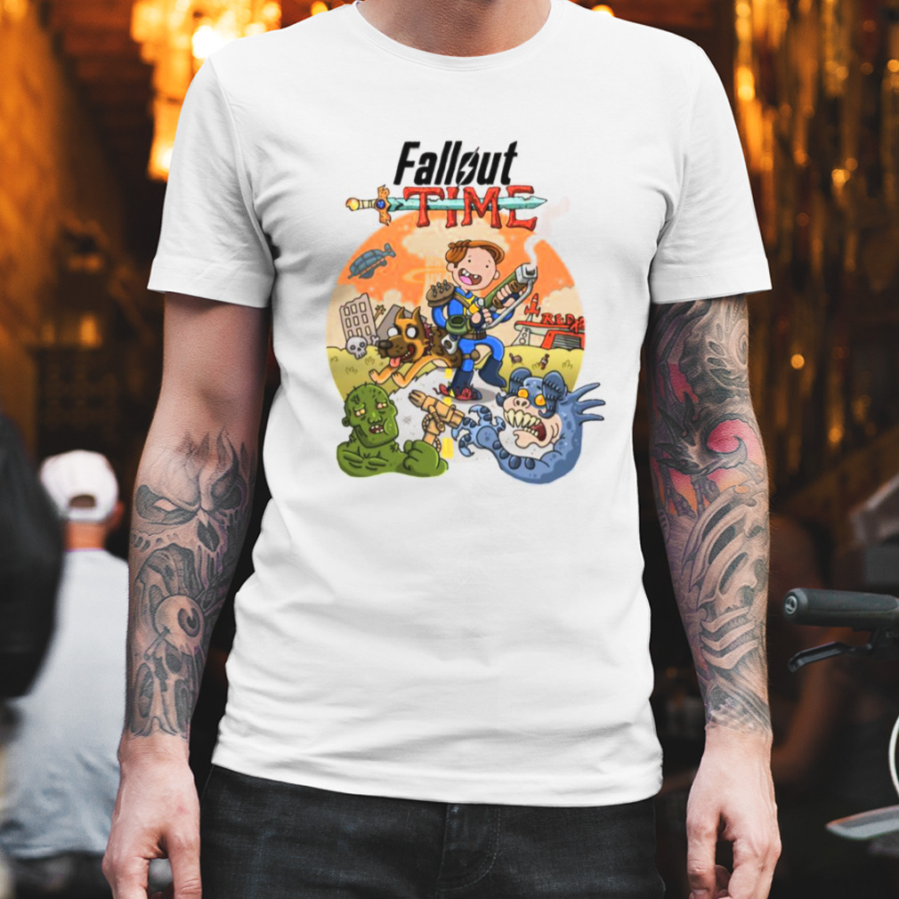 Cartoon Design Fallout Game shirt