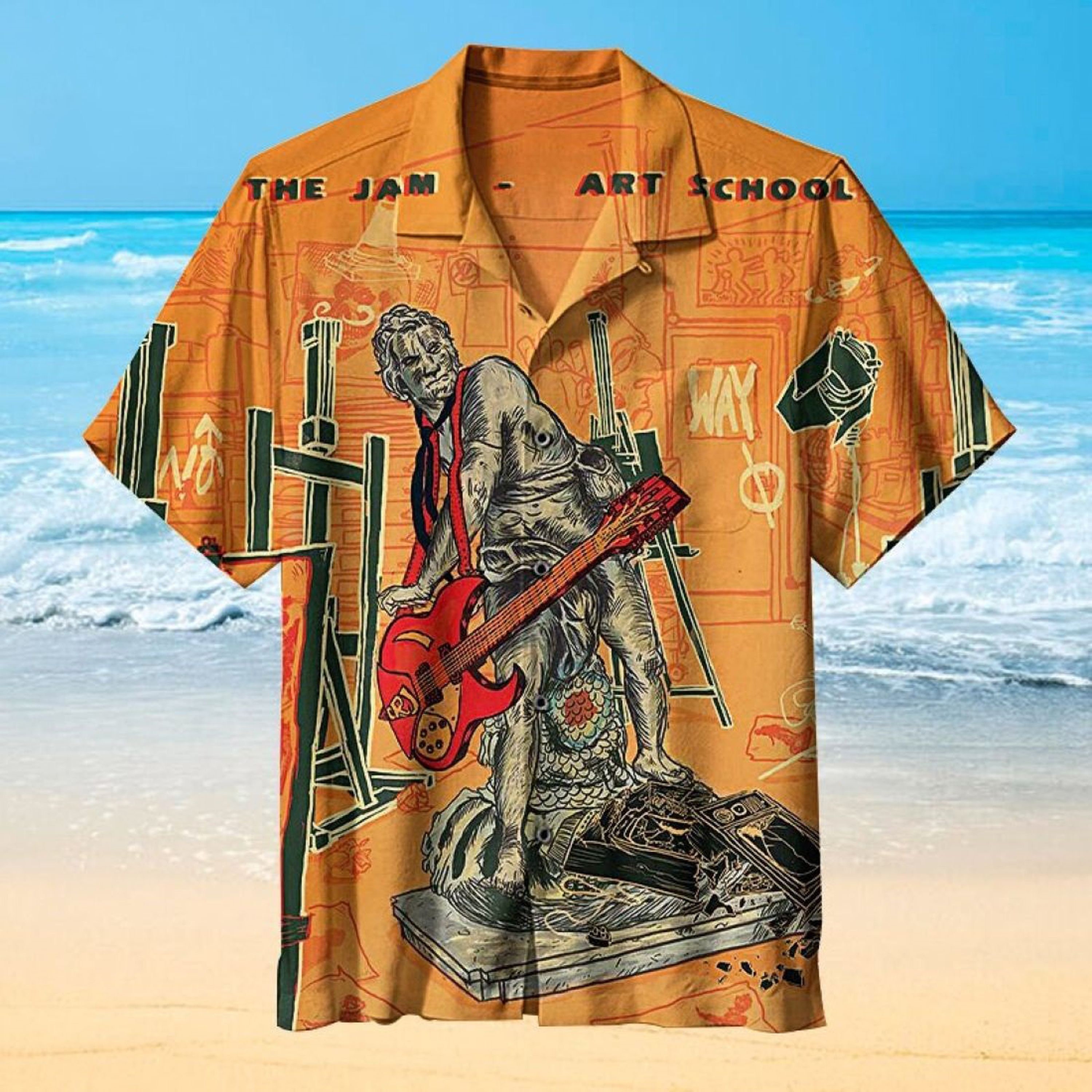 The Jam Art School Hawaiian Shirt For Hawaii Fans