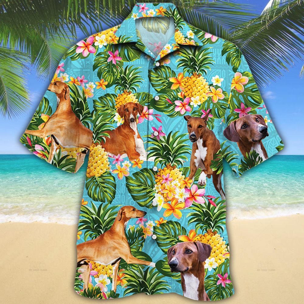 Yorkshire Terrier Dog Lovers Sun Flower Hawaiian Shirt