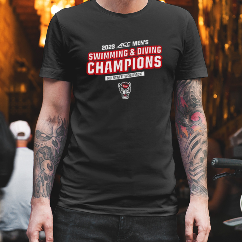 NC State Wolfpack Swimming and Diving 2023 ACC Champions shirt