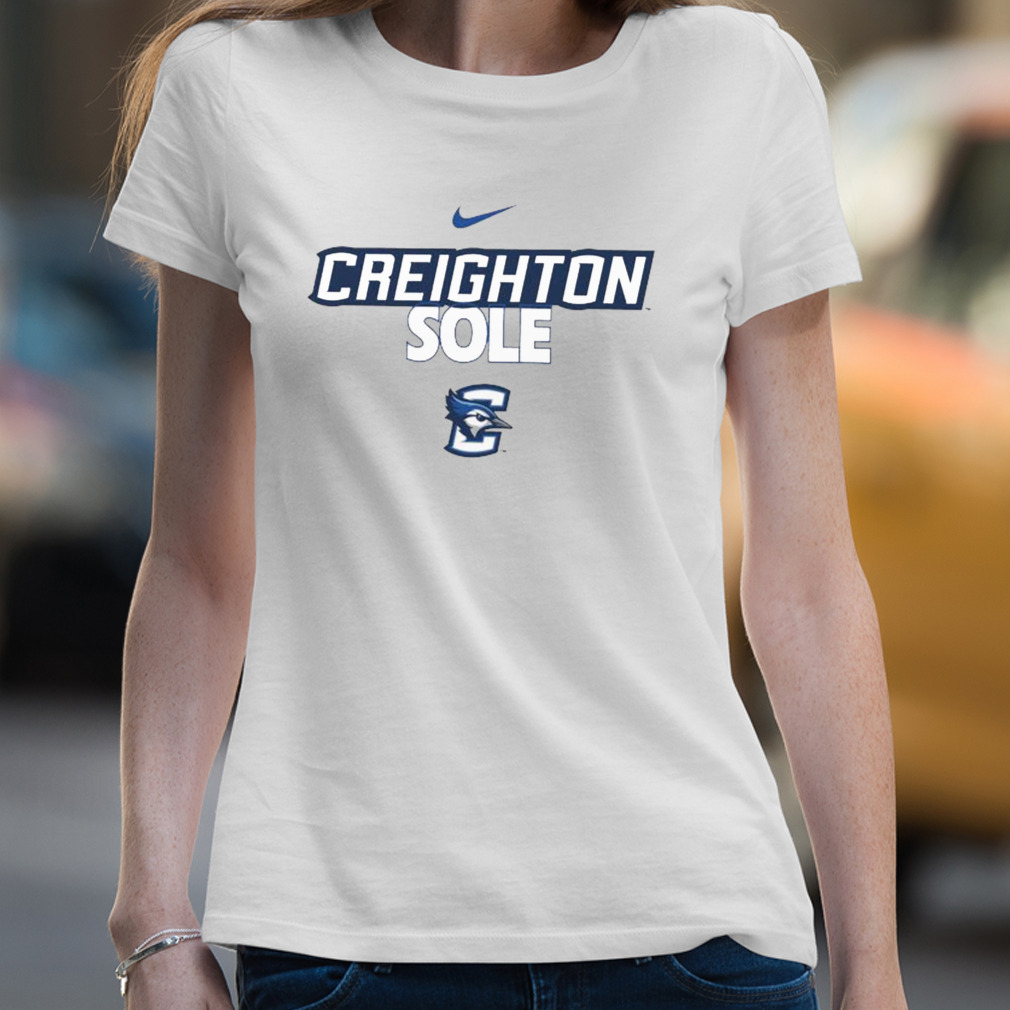 Nike White Creighton Bluejays 2023 on Court Bench T-Shirt