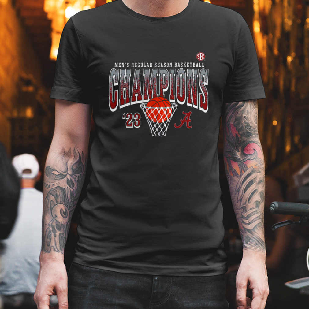Alabama Crimson Tide 2023 SEC Men’s Basketball Regular Season Champions T-Shirt