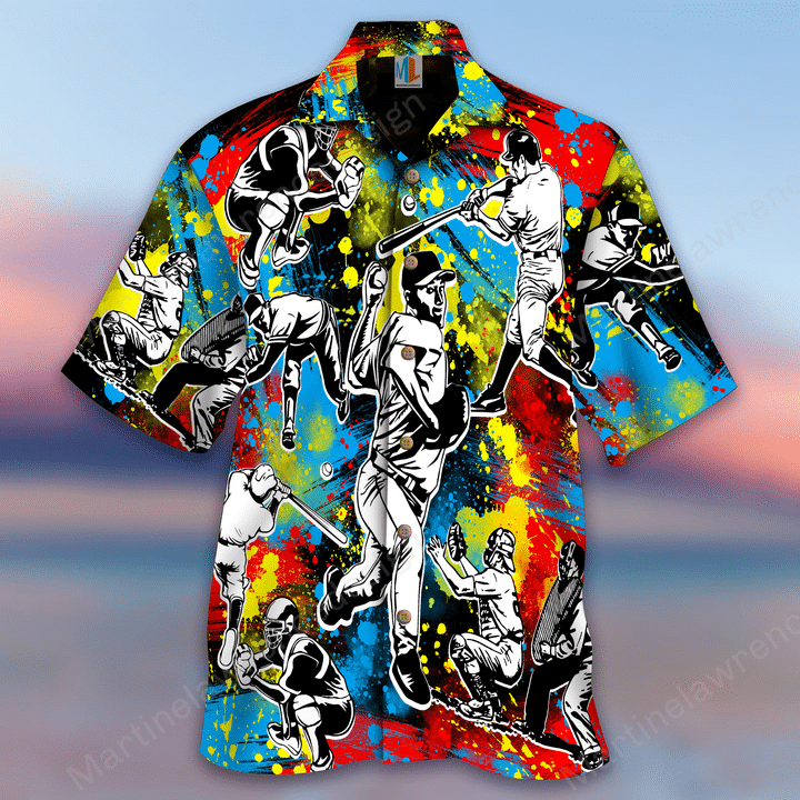 Baseball  Colorful High Quality Unisex Hawaiian Shirt For Men And Women Dhc17062418