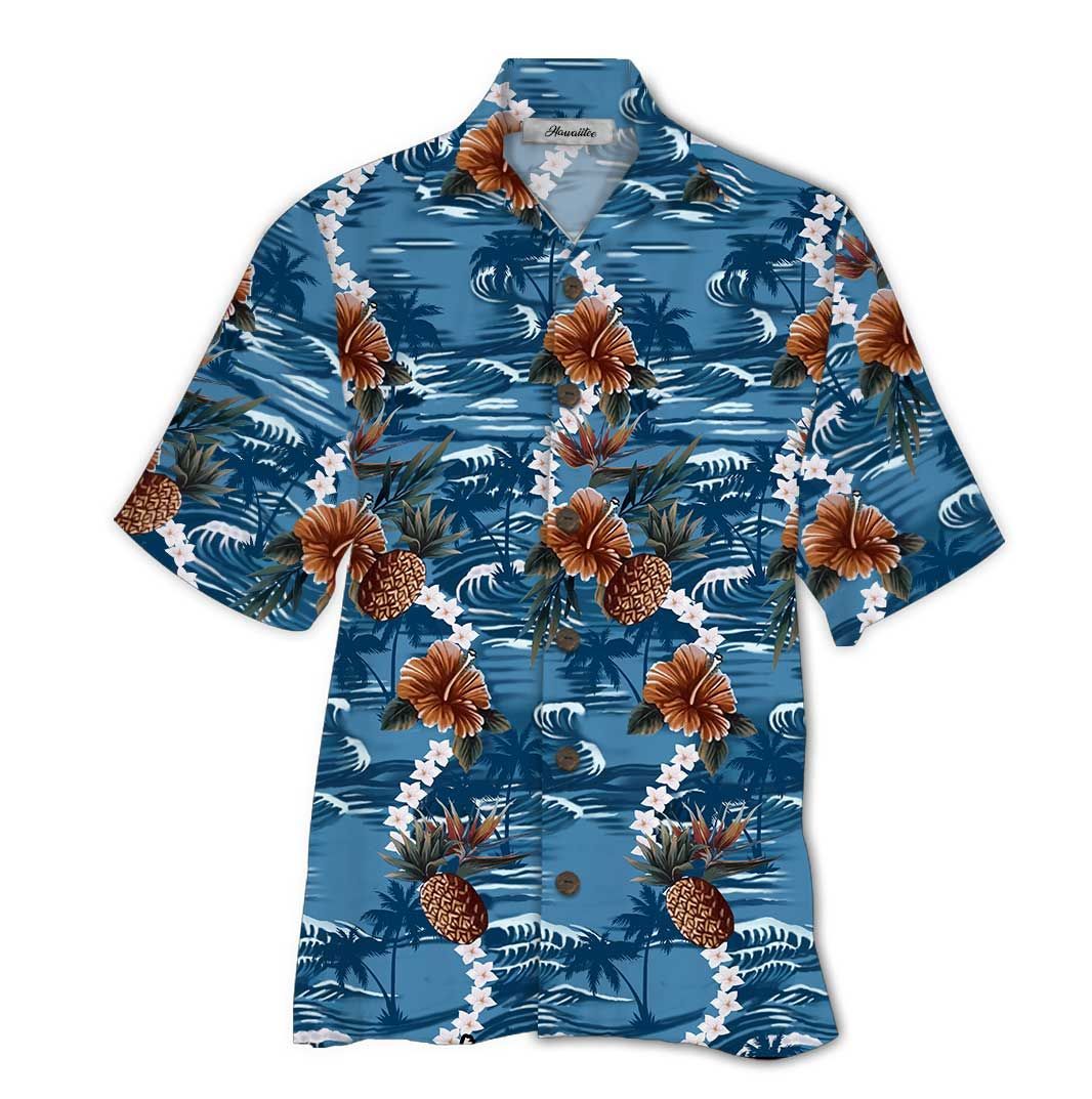 Beach Blue High Quality Unisex Hawaiian Shirt For Men And Women Dhc17062370