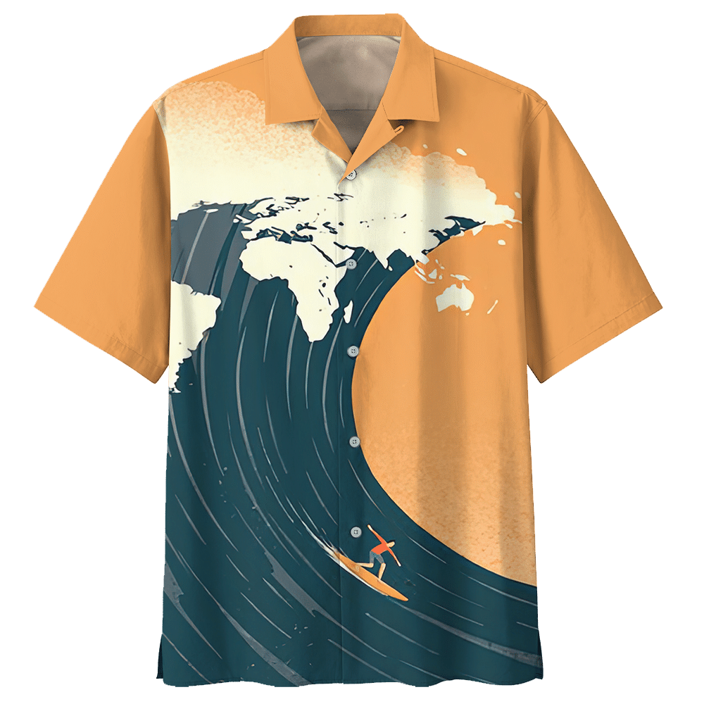 Camping Orange Nice Design Unisex Hawaiian Shirt For Men And Women Dhc17062867