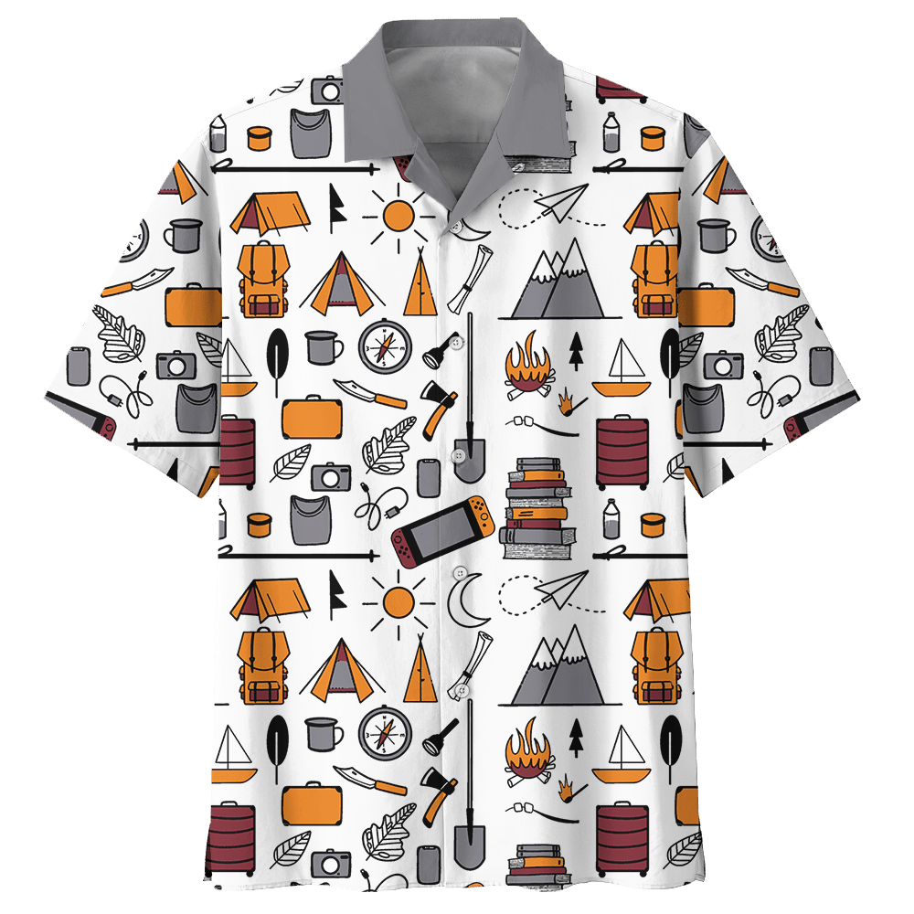 Camping White Unique Design Unisex Hawaiian Shirt For Men And Women Dhc17062626