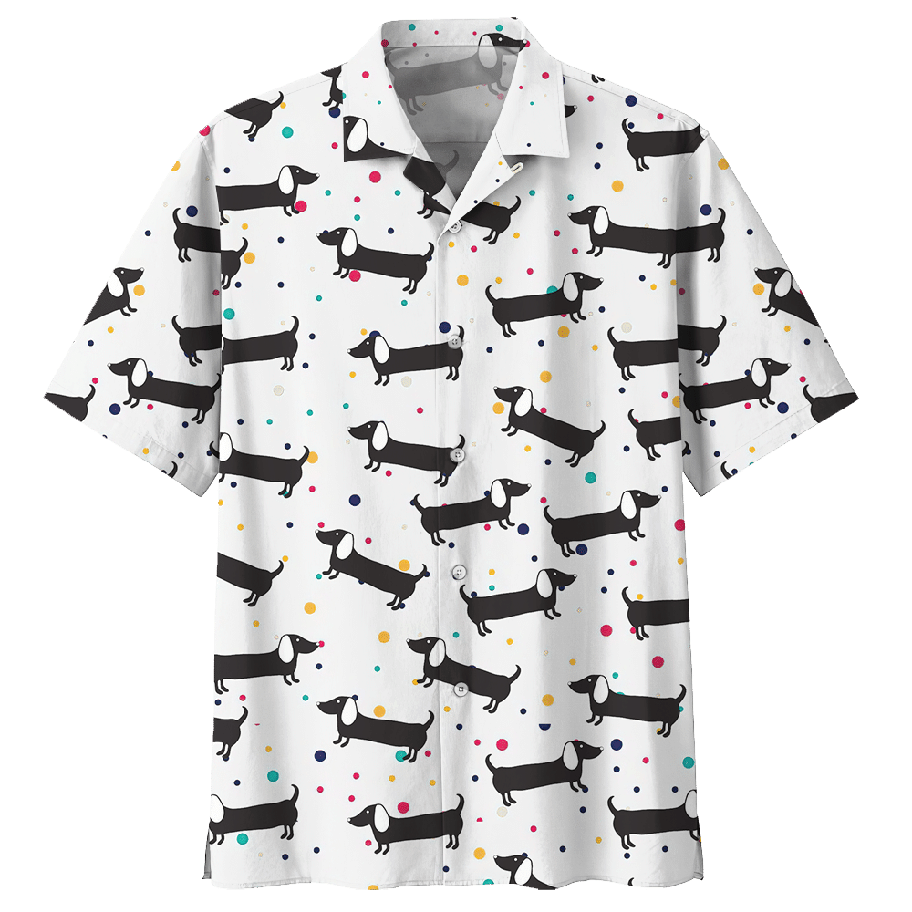 Dachshund  White High Quality Unisex Hawaiian Shirt For Men And Women Dhc17062673
