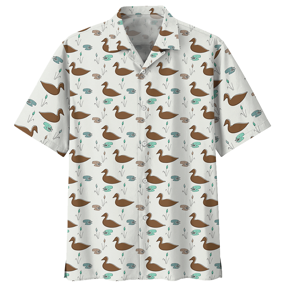 Duck White Amazing Design Unisex Hawaiian Shirt For Men And Women Dhc17062496
