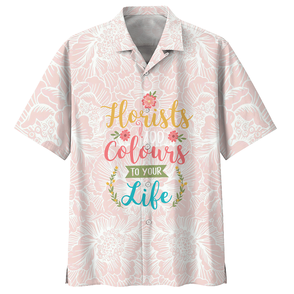 Florist  Pink High Quality Unisex Hawaiian Shirt For Men And Women Dhc17062727