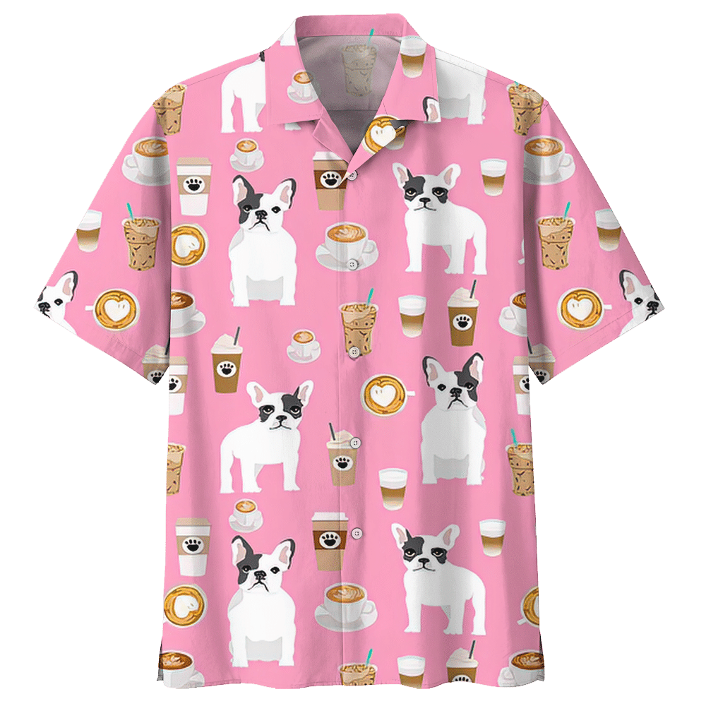 French Bulldog  Pink Awesome Design Unisex Hawaiian Shirt For Men And Women Dhc17063073