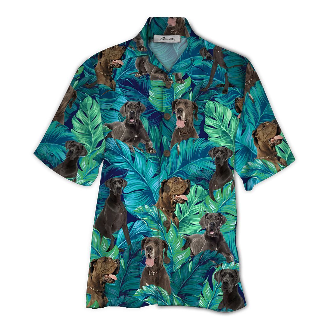 Great Dane Blue Amazing Design Unisex Hawaiian Shirt For Men And Women Dhc17062349