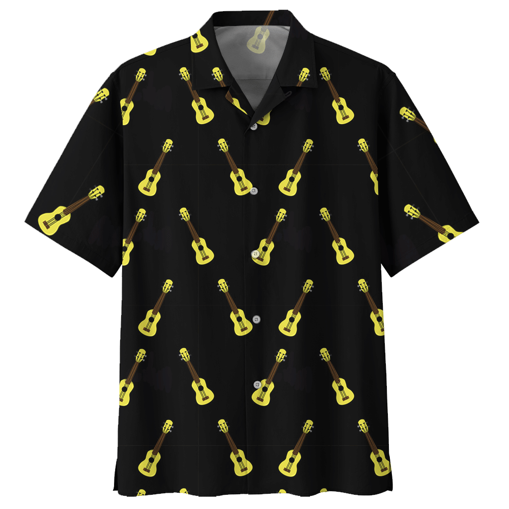 Guitar  Black Nice Design Unisex Hawaiian Shirt For Men And Women Dhc17062441