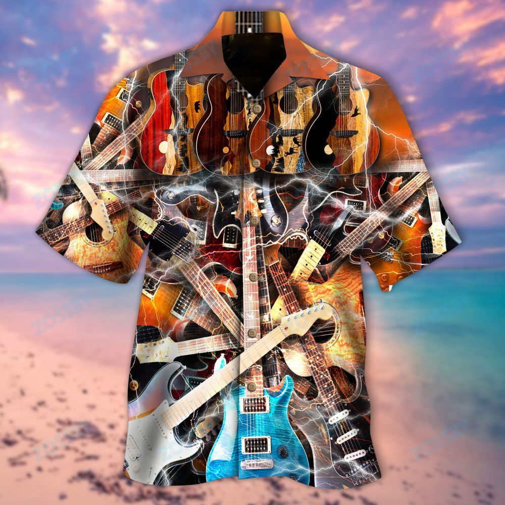 Guitar  Colorful Nice Design Unisex Hawaiian Shirt For Men And Women Dhc17062391