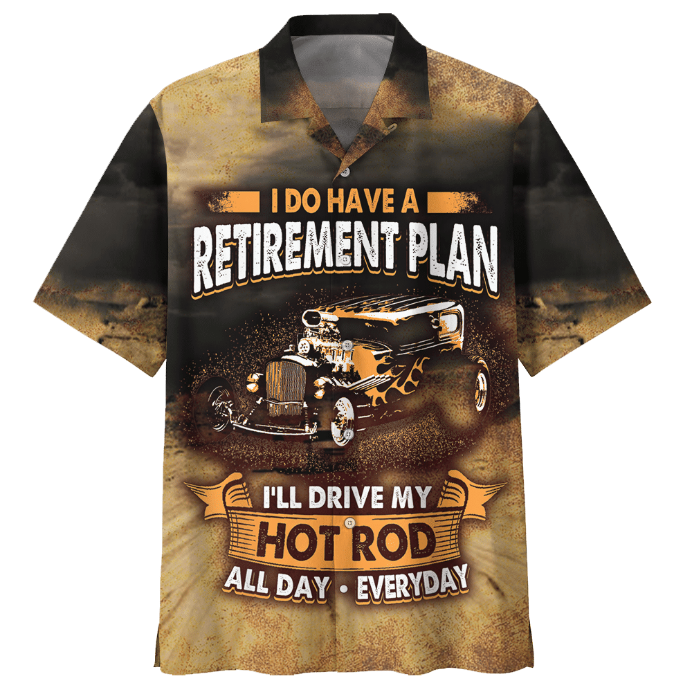 Hot Rod  Khaki Nice Design Unisex Hawaiian Shirt For Men And Women Dhc17063021