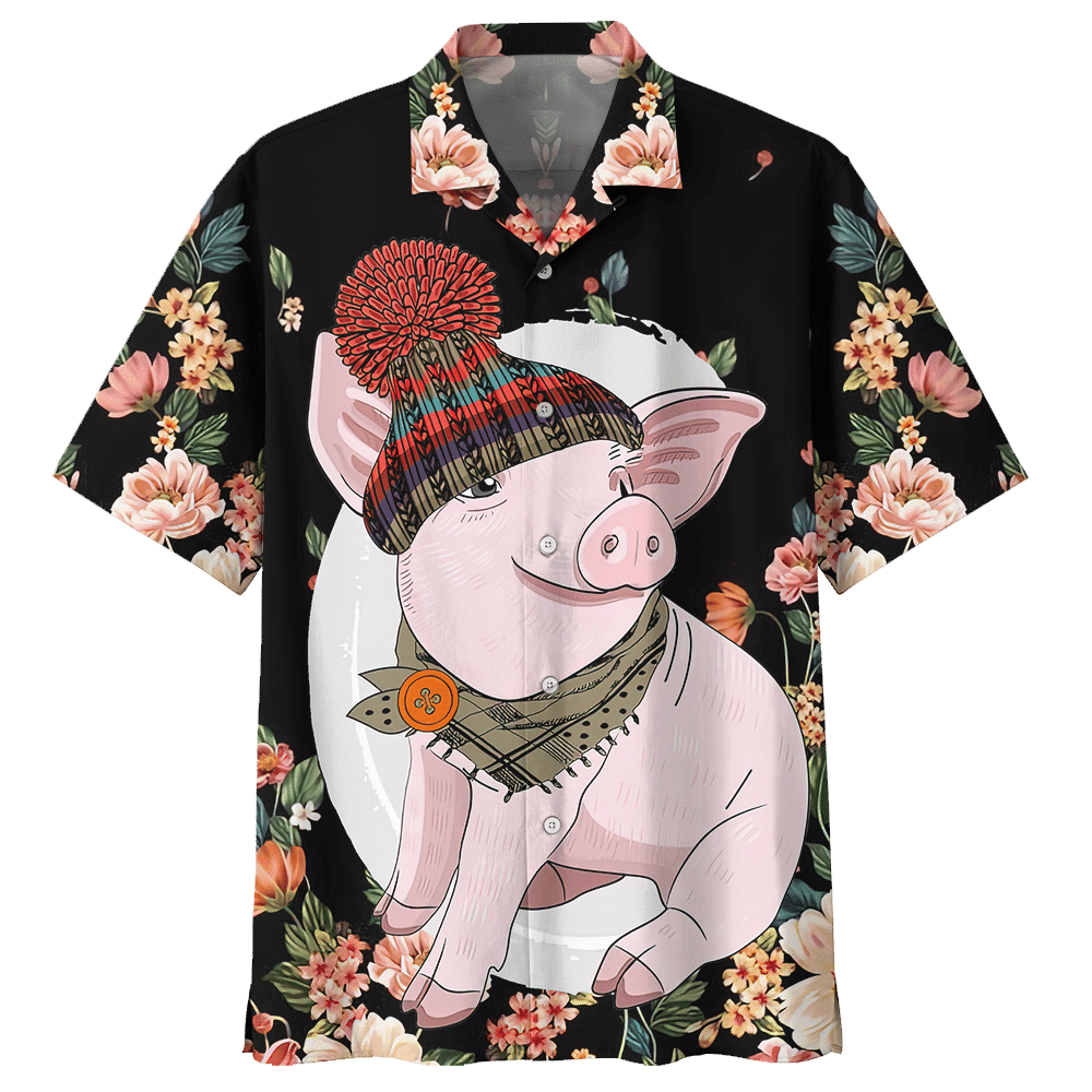 Pig  Black Nice Design Unisex Hawaiian Shirt For Men And Women Dhc17062542