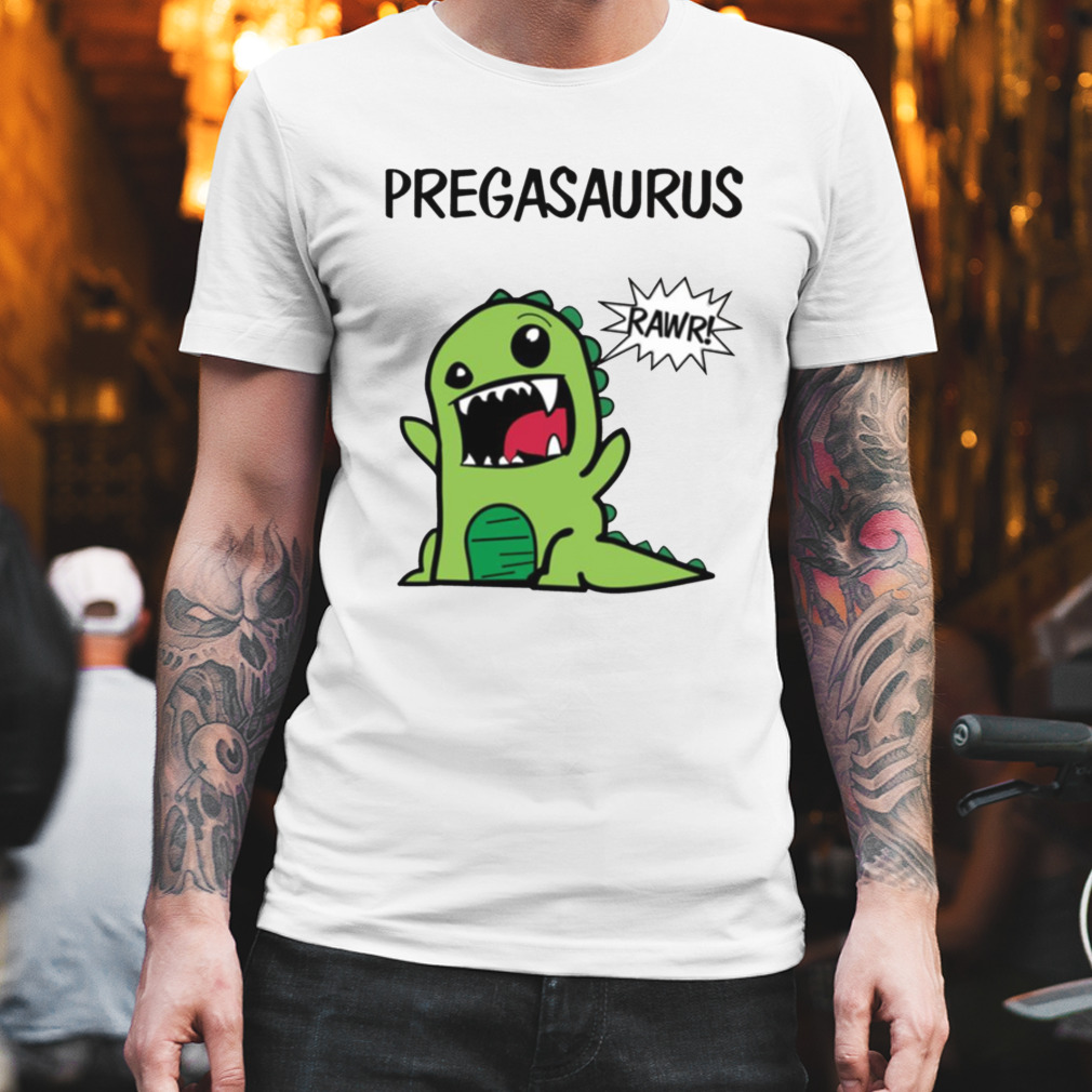 Pregasaurus Rawr Dinosaur shirt