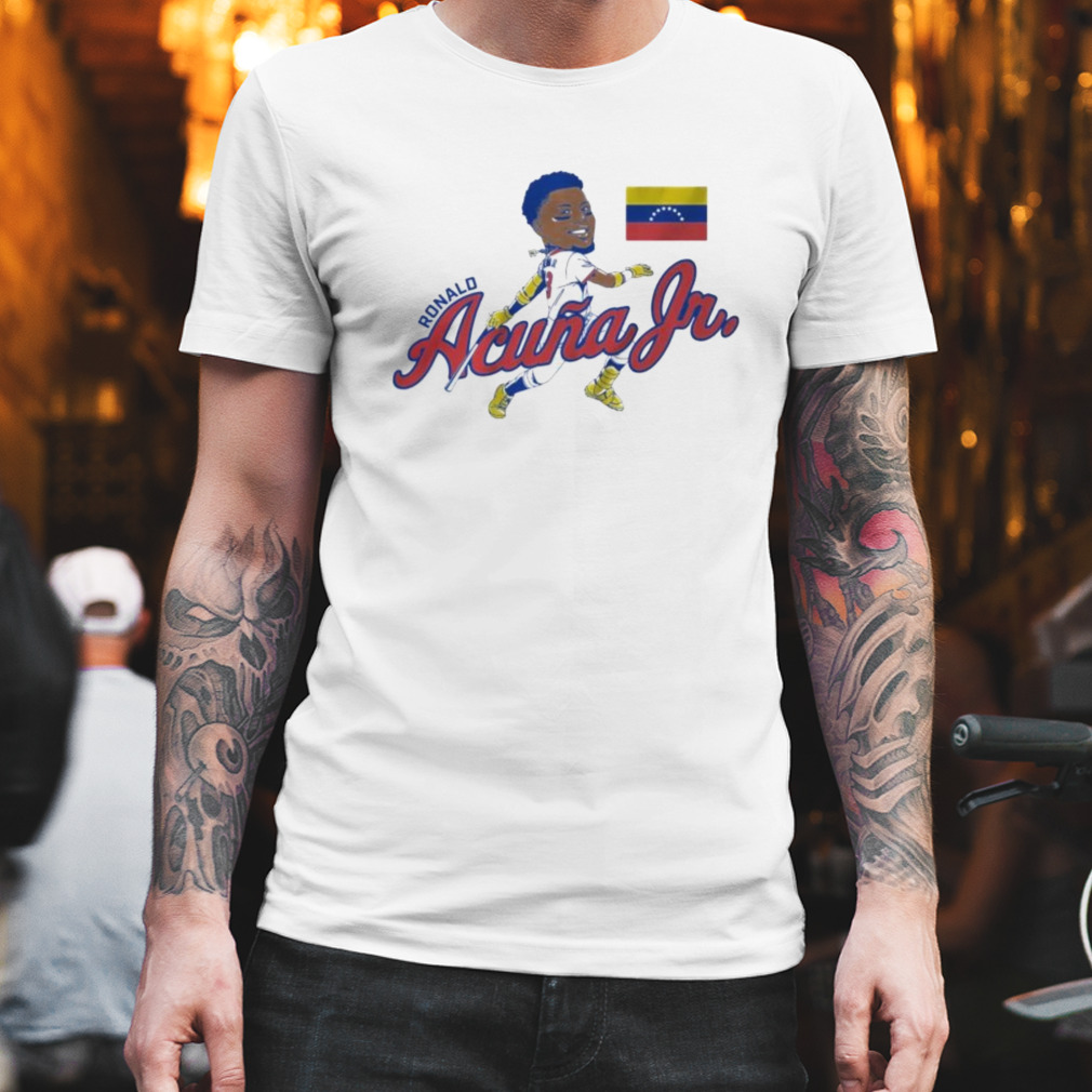 ronald Acuña Jr Atlanta Braves Venezuela caricature shirt