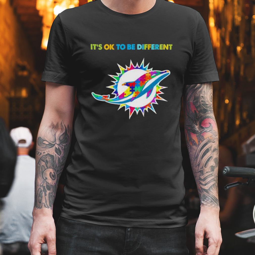 2023 Miami Dolphins Autism It’s ok to be different shirt