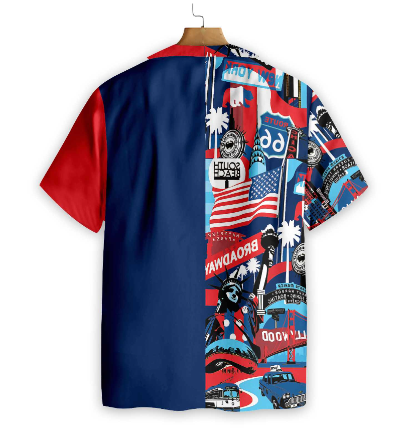 America Pop Art Hawaiian Shirt