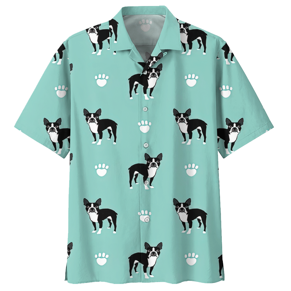 French Bulldog  Blue High Quality Unisex Hawaiian Shirt For Men And Women Dhc17063078