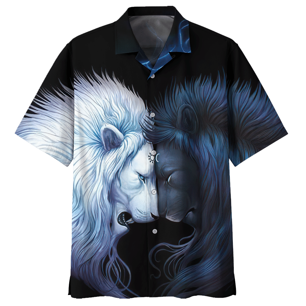 Lion Blue Amazing Design Unisex Hawaiian Shirt For Men And Women Dhc17062931