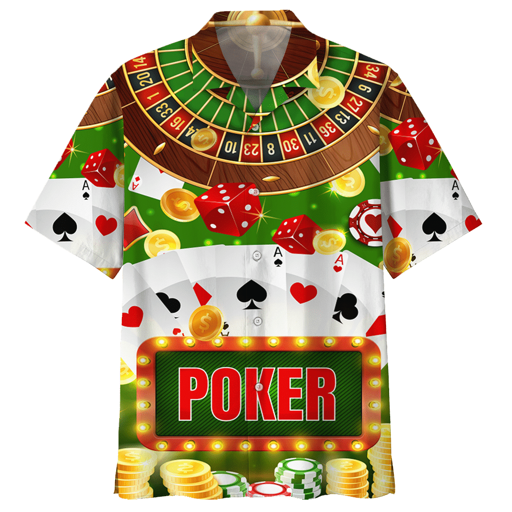 Poker Colorful Nice Design Unisex Hawaiian Shirt For Men And Women Dhc17062857