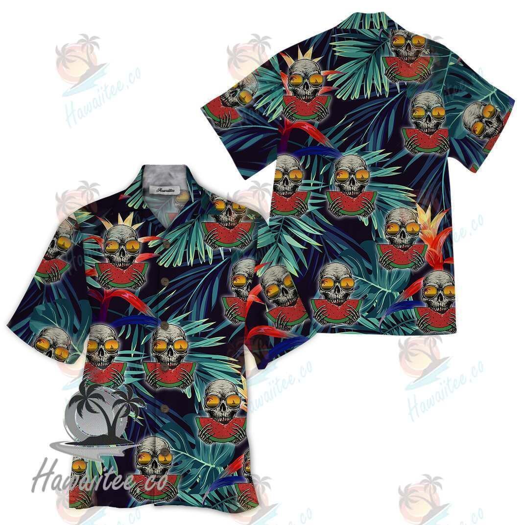 Skull Colorful Amazing Design Unisex Hawaiian Shirt For Men And Women Dhc17062253