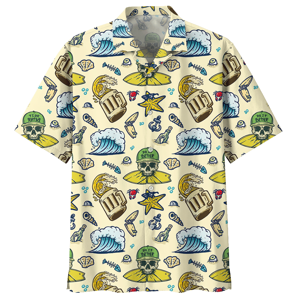 Surfing  Tan Awesome Design Unisex Hawaiian Shirt For Men And Women Dhc17062574