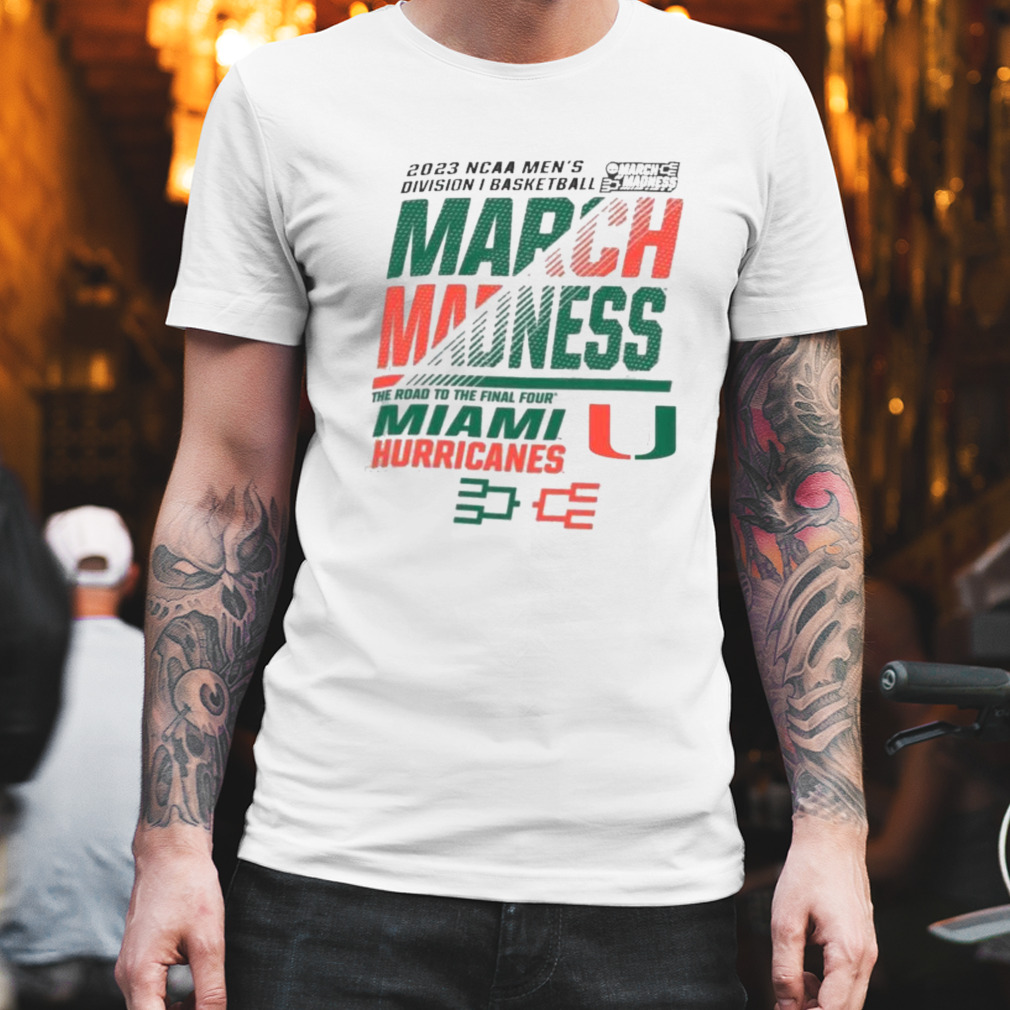 Miami Hurricanes 2023 NCAA March Madness The Road To Final Four Shirt