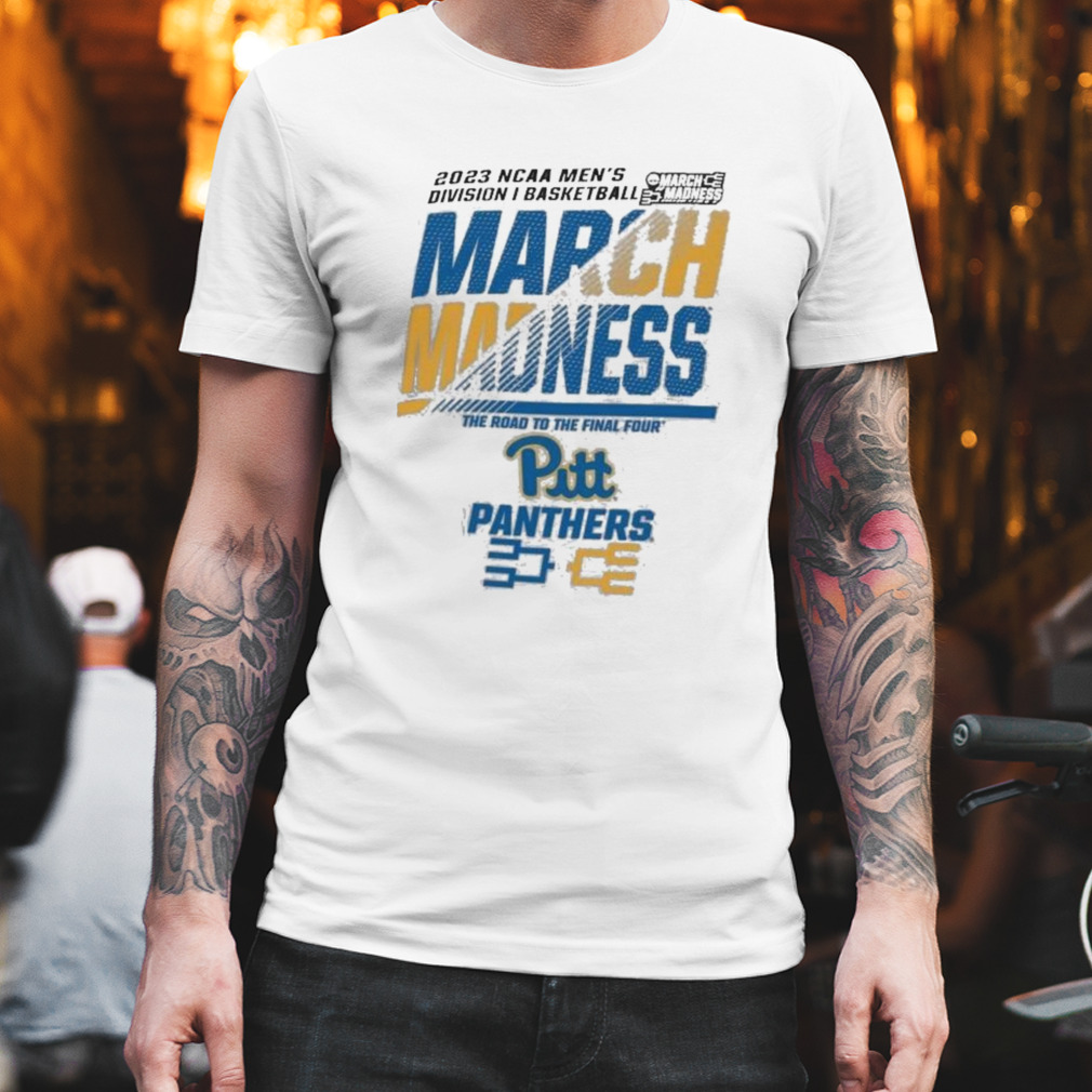 Pitt Panthers Men’s Basketball 2023 NCAA March Madness The Road To Final Four Shirt