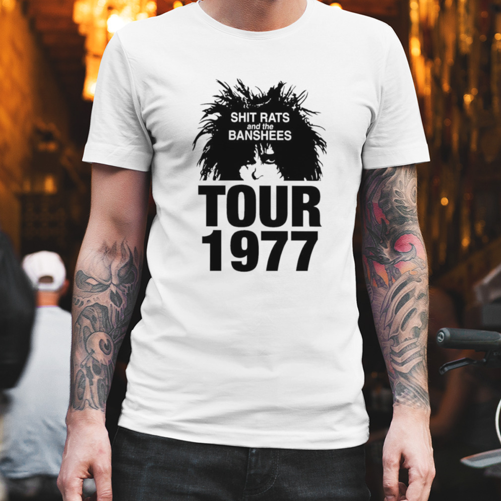 Siouxsie Sioux shit rats and the banshees tour 1977 shirt