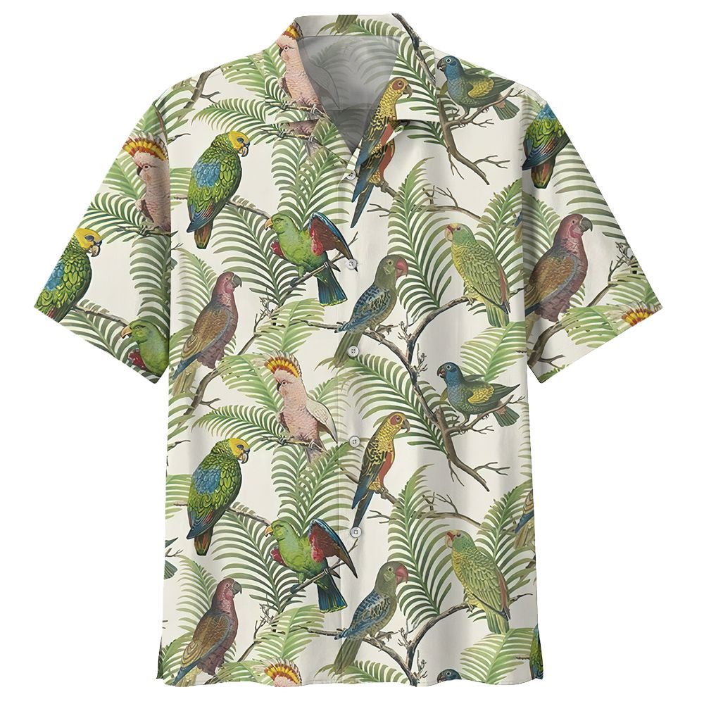 Parrot Green Amazing Design Unisex Hawaiian Shirt For Men And Women Dhc17062993