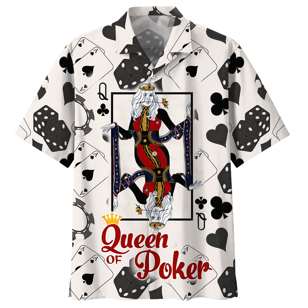 Poker  White Nice Design Unisex Hawaiian Shirt For Men And Women Dhc17062682
