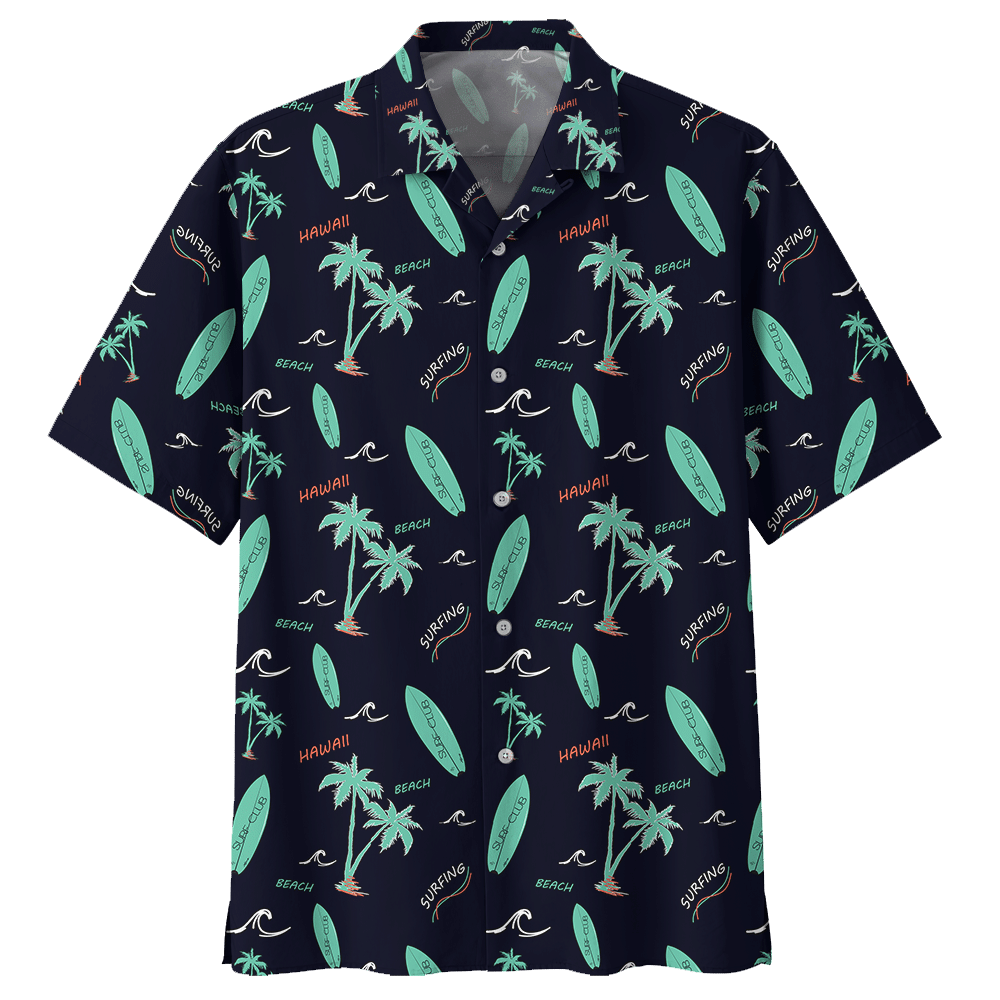 Surfing  Black Nice Design Unisex Hawaiian Shirt For Men And Women Dhc17062577