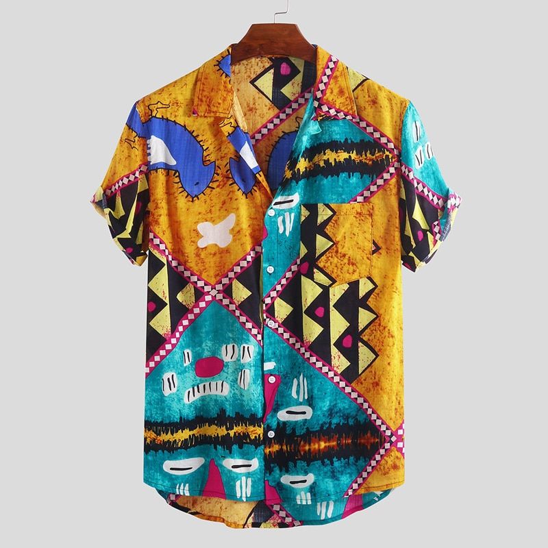 Abstract  Colorful Awesome Design Unisex Hawaiian Shirt For Men And Women Dhc17064165