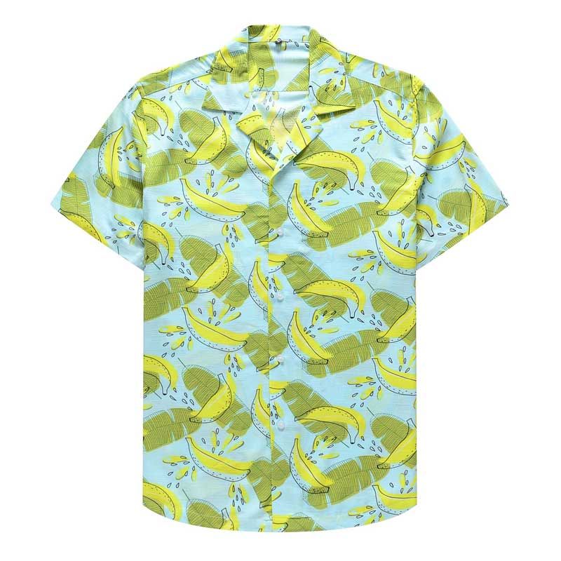 Banana  Blue High Quality Unisex Hawaiian Shirt For Men And Women Dhc17064164