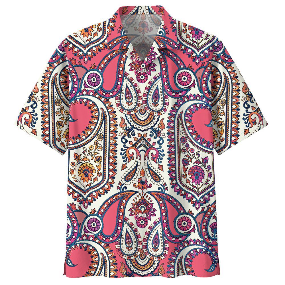 Bohemian  Pink Unique Design Unisex Hawaiian Shirt For Men And Women Dhc17062479